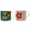 Kitchen & Dining Room * | Christmas Cozy Stacking Mug (Set Of 2) Home