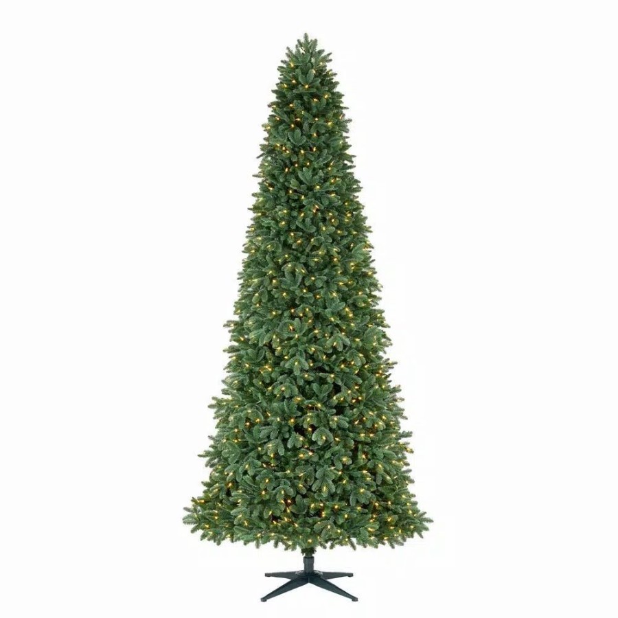 Christmas Trees *  Home Decorators Collection 9 Ft Chelsey Balsam Fir Led  Pre-Lit Artificial Christmas Tree With 1100 Surebright Warm White Lights -  Grefarstore