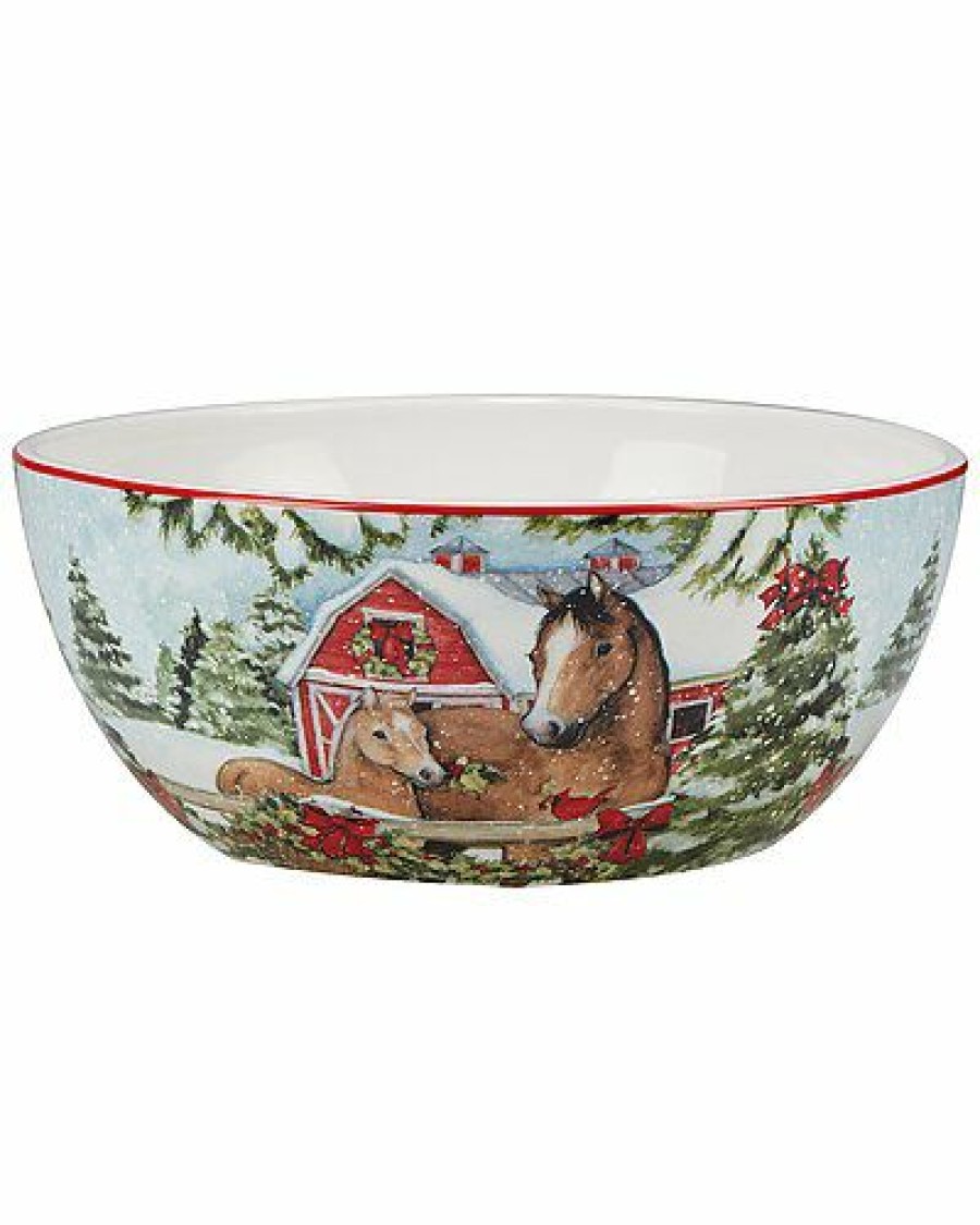 Kitchen & Dining Room * | Homestead Christmas Deep Bowl