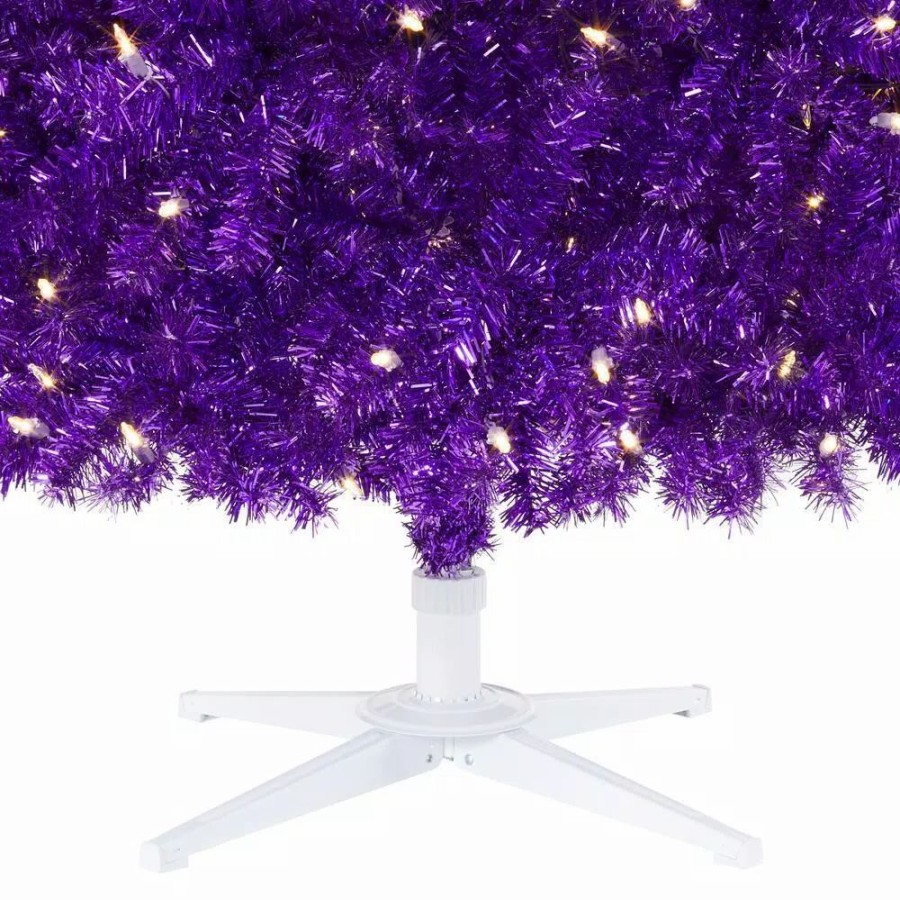 Christmas Trees * | Home Accents Holiday 7.5 Ft. Rainbow Color Pine Led Pre-Lit Artificial Christmas Tree With 500 Surebright Warm White Lights