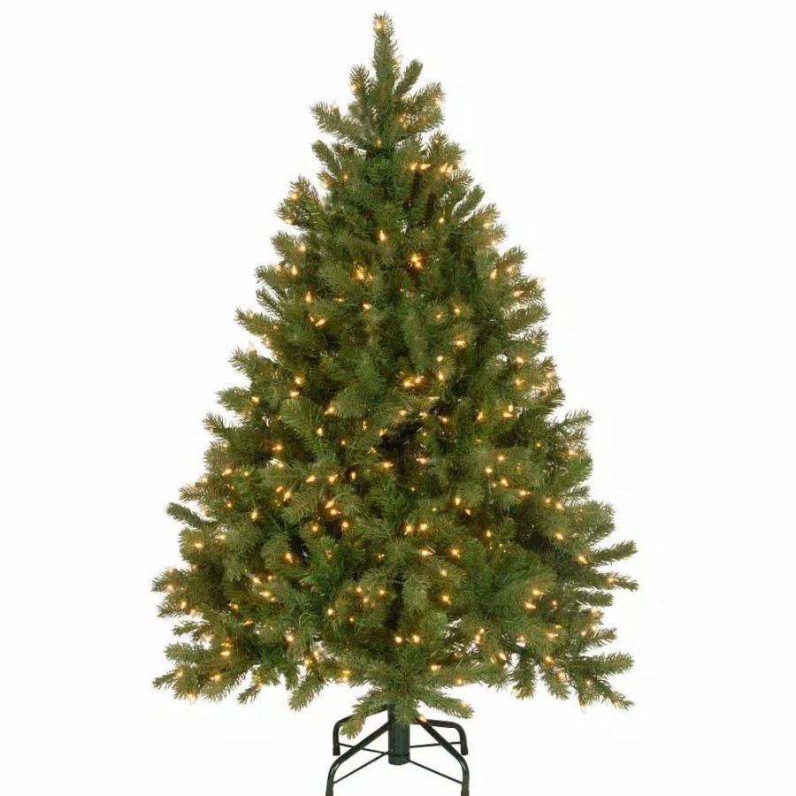 Christmas Trees * | National Tree Company 4.5 Ft. Downswept Douglas Fir Artificial Christmas Tree With Clear Lights