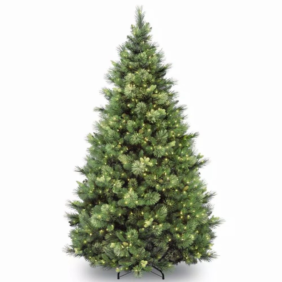 Christmas Trees * | National Tree Company 7 Ft. Carolina Pine Artificial Christmas Tree With Clear Lights