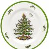 Kitchen & Dining Room * | Spode Christmas Tree Set Of 4 Melamine Salad Plates Home