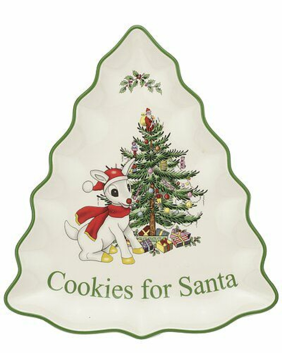 Kitchen & Dining Room * | Spode Christmas Tree Rudolph Tree Server Home