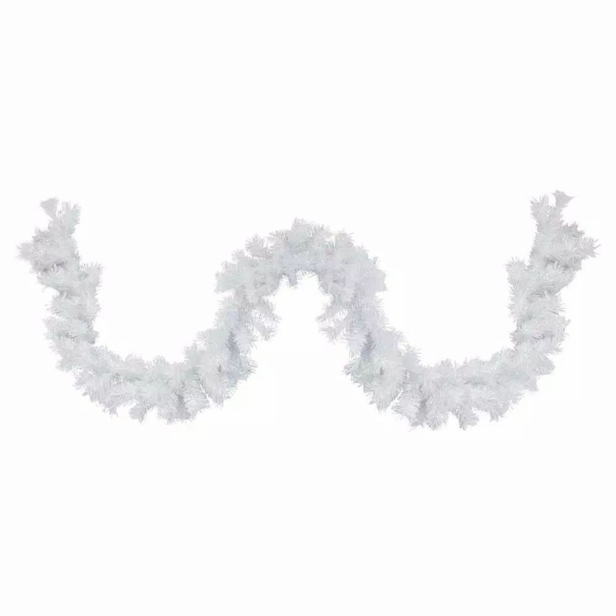 Christmas Greenery * | Northlight 9 Ft. X 10 In. Spruce Artificial Christmas Garland, Icy White