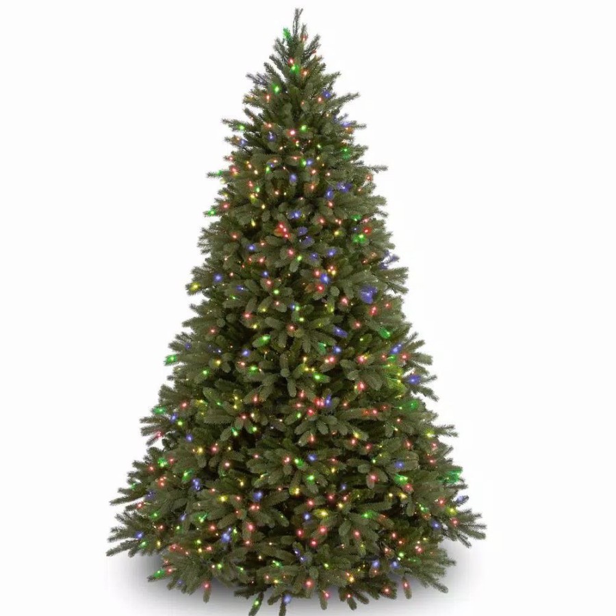 Christmas Trees * | National Tree Company 9 Ft. Jersey Fraser Fir Artificial Christmas Tree With Multicolor Lights