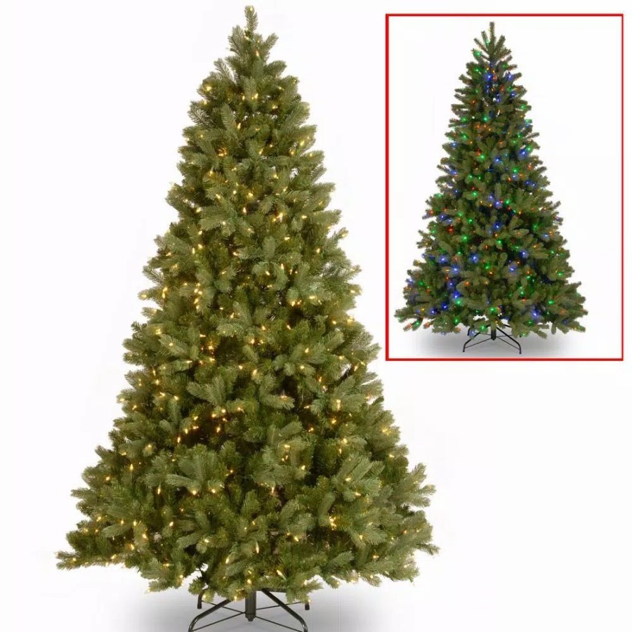 Christmas Trees * | National Tree Company 7.5 Ft. Downswept Douglas Fir Artificial Christmas Tree With Dual Color Led Lights