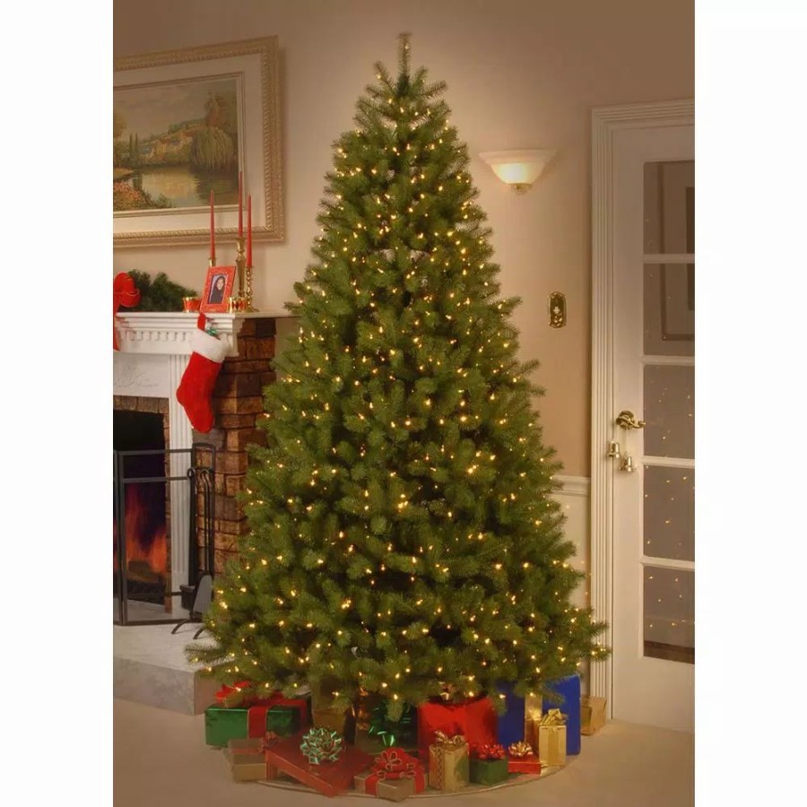 Christmas Trees * | National Tree Company 7.5 Ft. Downswept Douglas Fir Artificial Christmas Tree With Dual Color Led Lights