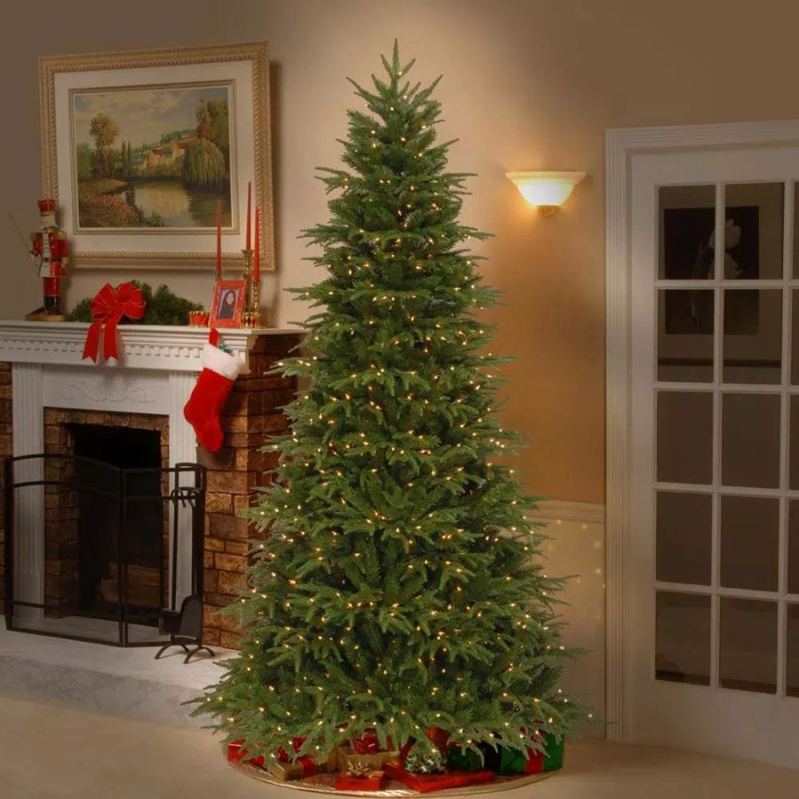 Christmas Trees * | National Tree Company 7.5 Ft. Northern Frasier Fir Artificial Christmas Tree With Clear Lights