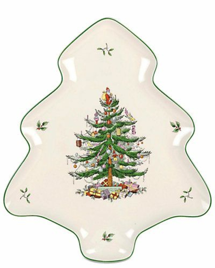 Kitchen & Dining Room * | Spode Christmas Tree Tray Home