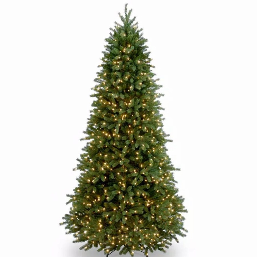 Christmas Trees * | National Tree Company 6.5 Ft. Jersey Fraser Fir Slim Artificial Christmas Tree With Clear Lights