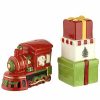 Kitchen & Dining Room * | Spode Christmas Tree 2Pc Train Salt And Pepper Set Home