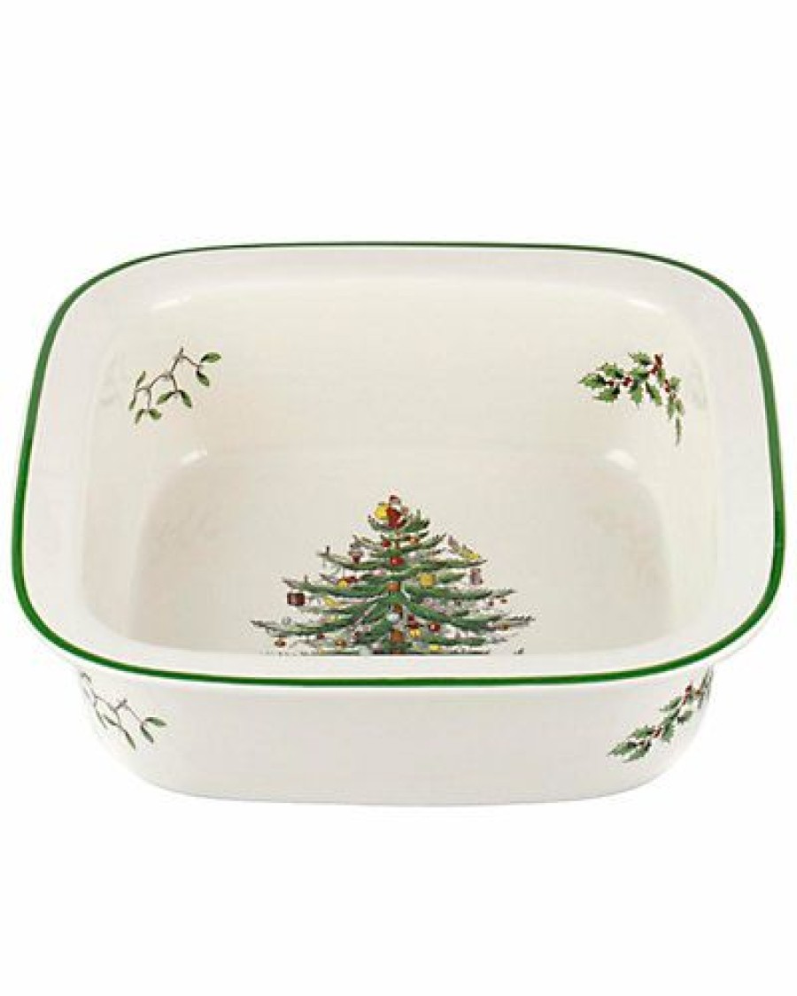 Kitchen & Dining Room * | Spode Christmas Tree Square Baker Home