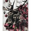 Mirrors & Wall Art * | Christmas Reindeer Wrapped Canvas Wall Art By Olivia Rose Home