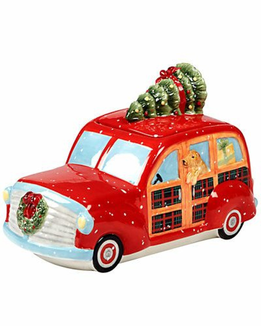 Kitchen & Dining Room * | Home For Christmas 3D Truck Cookie Jar