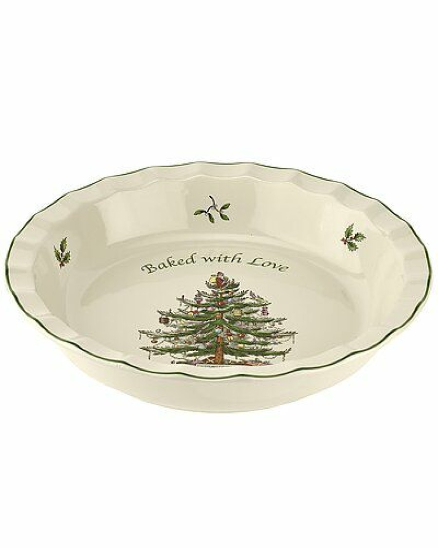 Kitchen & Dining Room * | Spode Christmas Tree Pie Dish Home