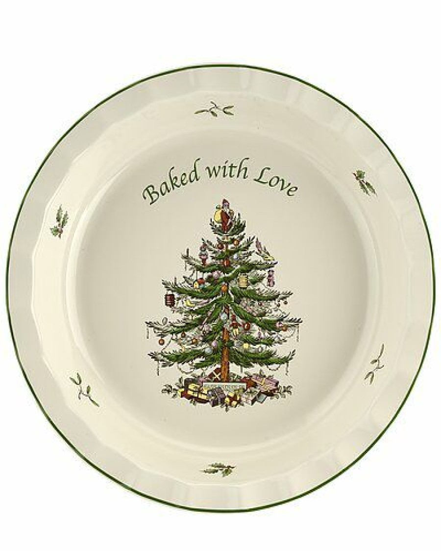 Kitchen & Dining Room * | Spode Christmas Tree Pie Dish Home