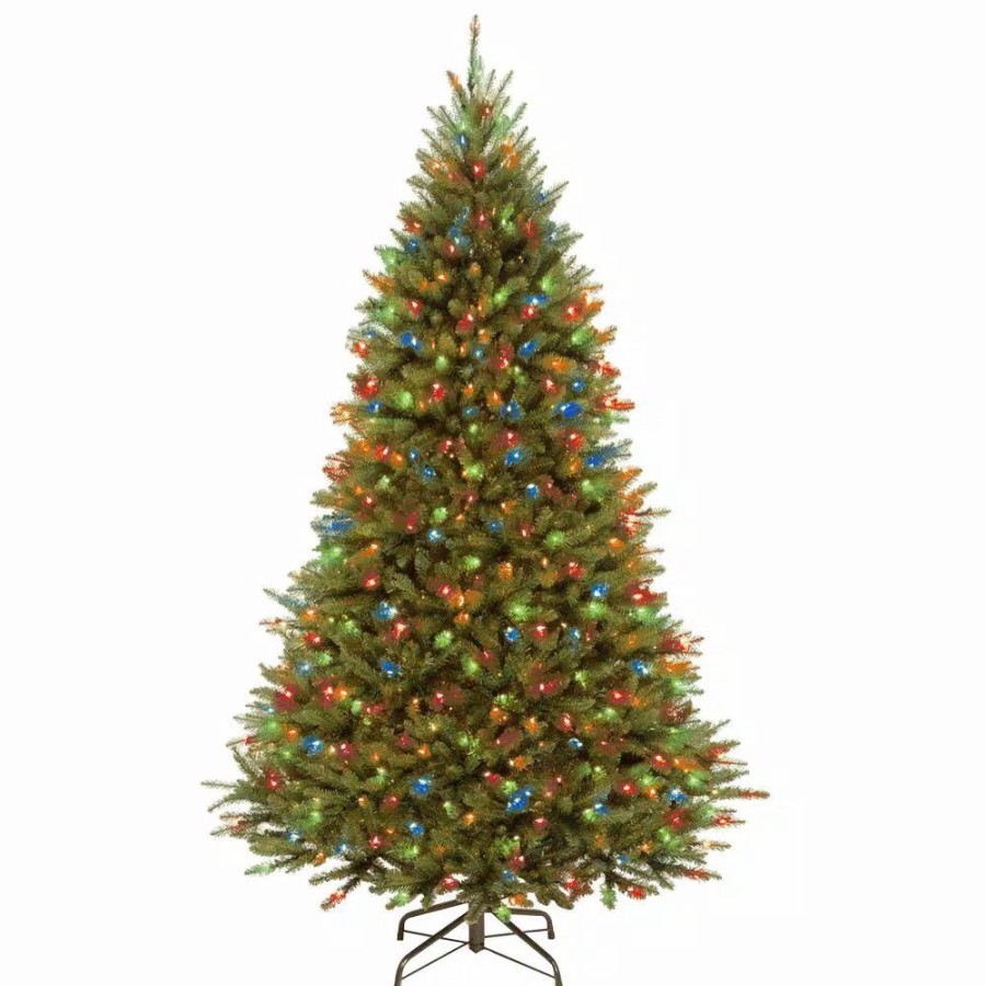 Christmas Trees * | National Tree Company 7.5 Ft. Powerconnect Kingswood Fir Artificial Christmas Tree With Dual Color Led Lights