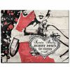 Mirrors & Wall Art * | Christmas Santa Baby Lady Wrapped Canvas Wall Art By Olivia Rose Home