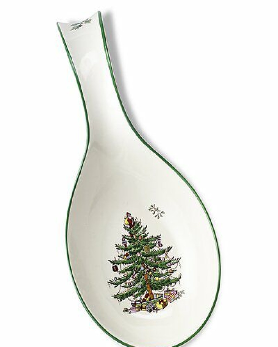 Kitchen & Dining Room * | Spode Christmas Tree Spoon Rest Home