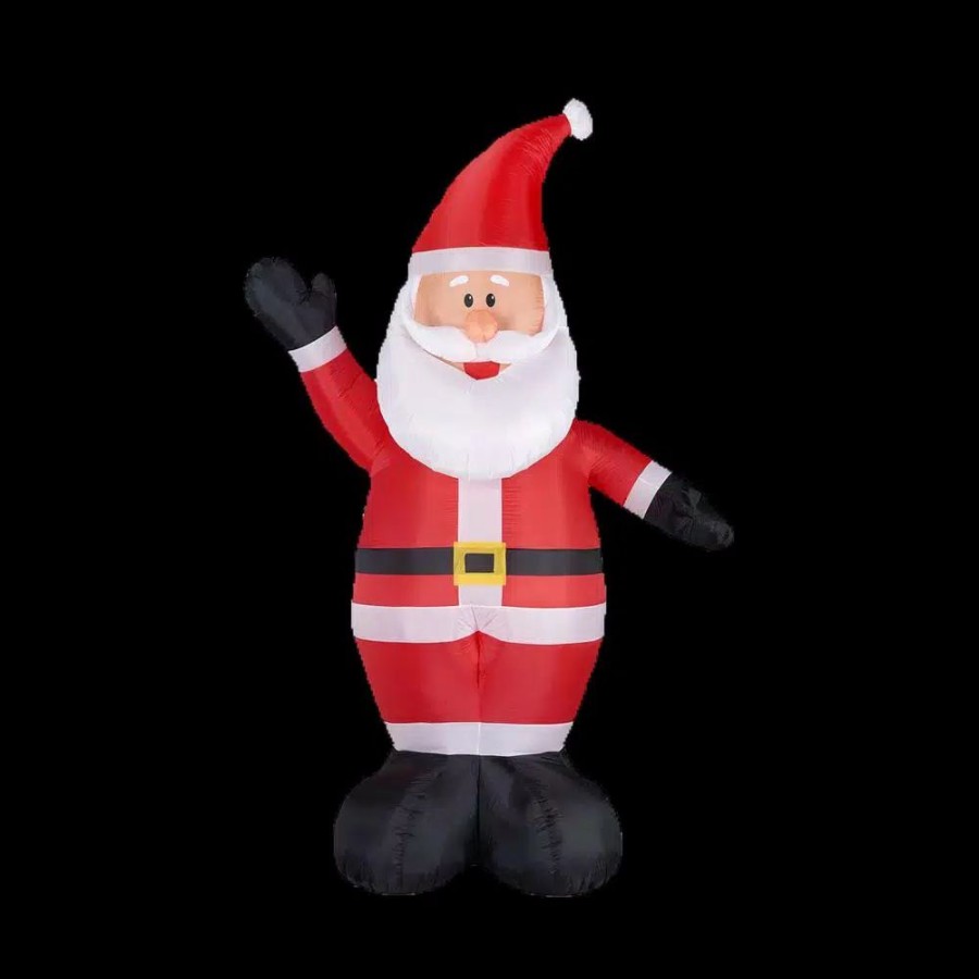 Outdoor Christmas Decorations * | Fraser Hill Farm 12 Ft. Santa Christmas Inflatable