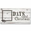 Mirrors & Wall Art * | Days Til Christmas Artplexi Dry-Erase Advent Calendar By Olivia Rose Home