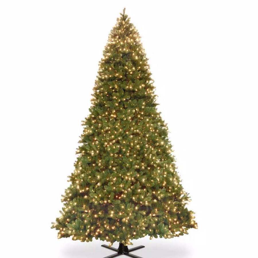 Christmas Trees * | National Tree Company 16 Ft. Feel Real Downswept Douglas Fir Hinged Artificial Christmas Tree With 2100 Dual Color Led Lights