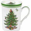 Kitchen & Dining Room * | Spode Christmas Tree Mug & Coaster Set Home