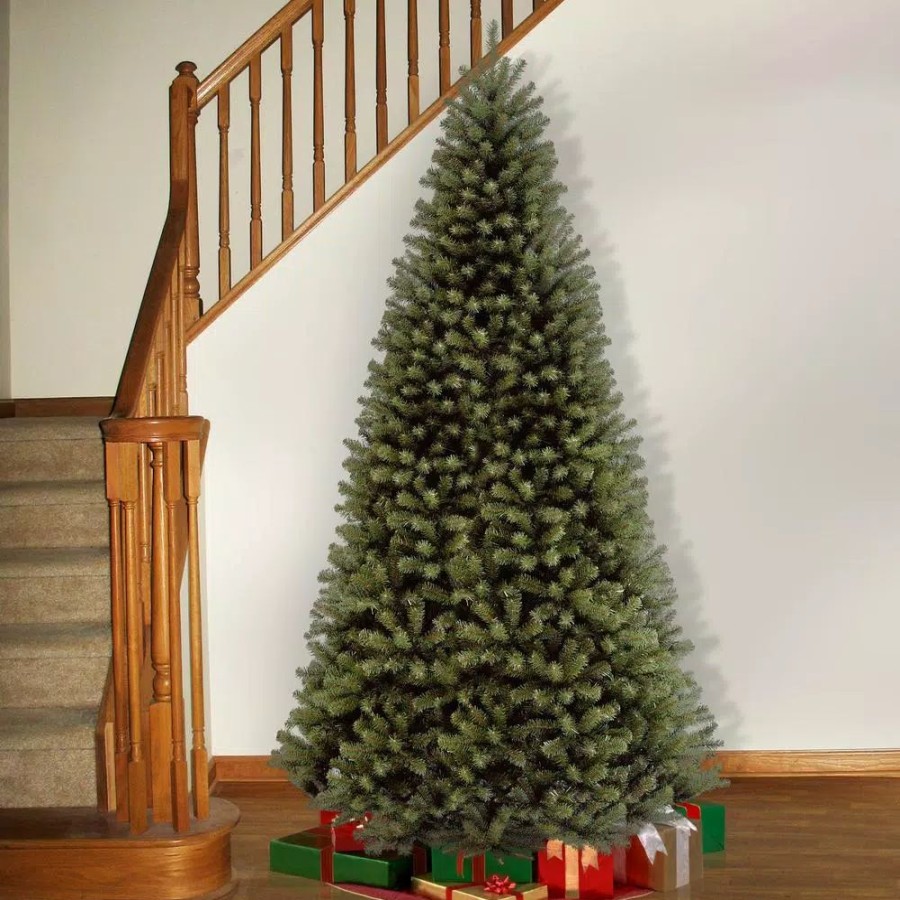 Christmas Trees * | National Tree Company 9 Ft. North Valley Spruce Hinged Artificial Christmas Tree