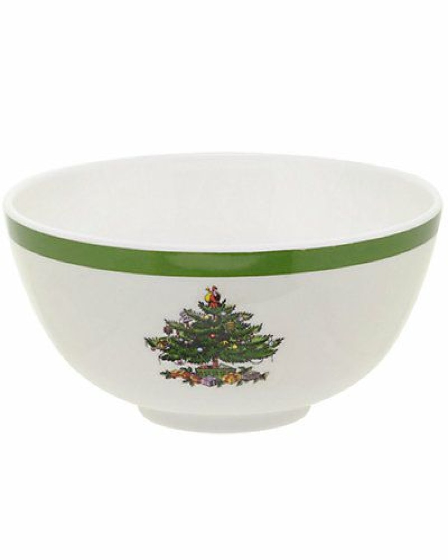 Kitchen & Dining Room * | Spode Christmas Tree Set 4 Melamine 6In Bowls Home