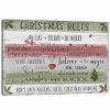 Mirrors & Wall Art * | Icanvas Christmas Rules Wall Art Home