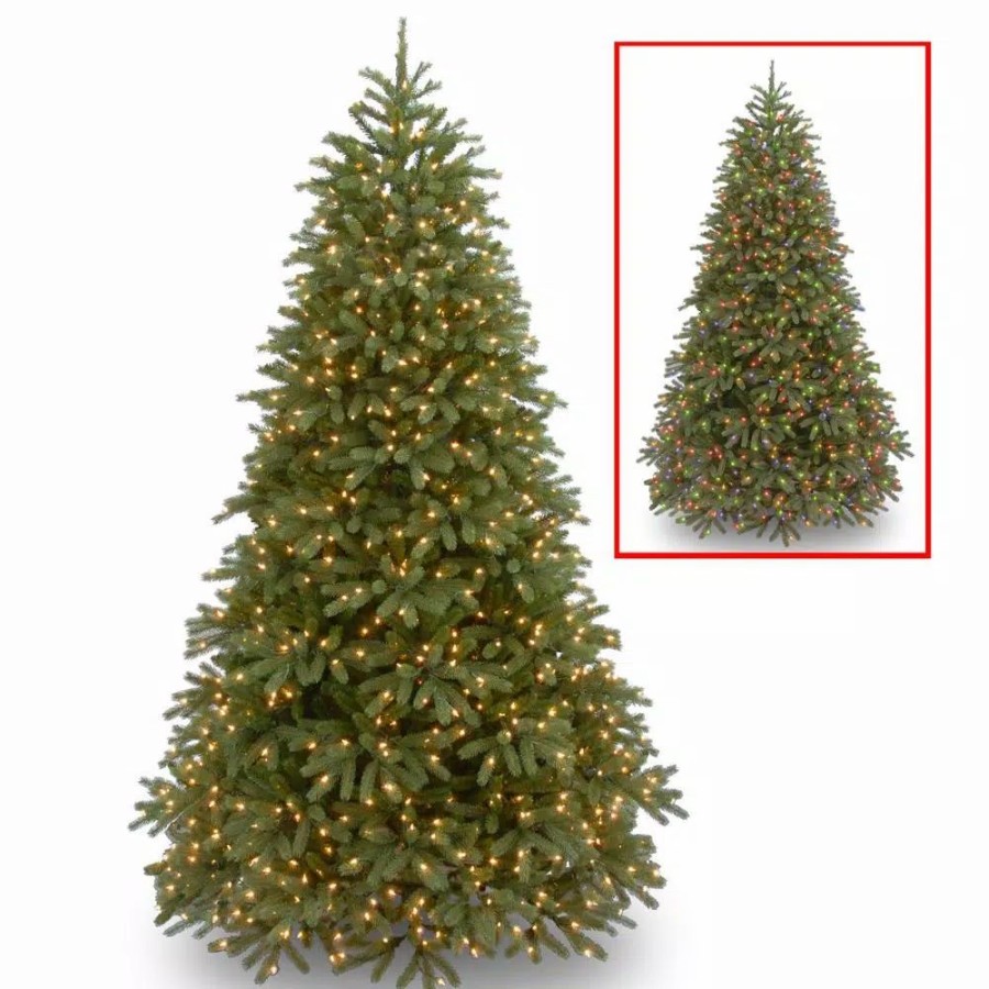 Christmas Trees * | National Tree Company 6.5 Ft. Jersey Fraser Fir Medium Artificial Christmas Tree With Dual Color Led Lights