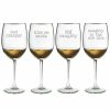 Kitchen & Dining Room * | T Of Four Naughty Christmas 19Oz Wine Glasses Home