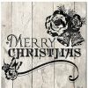 Mirrors & Wall Art * | Shabby Chic Christmas Wrapped Canvas Wall Art By Olivia Rose Home