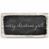 Mirrors & Wall Art * | Merry Christmas Yall Canvas Wall Art By Olivia Rose Home