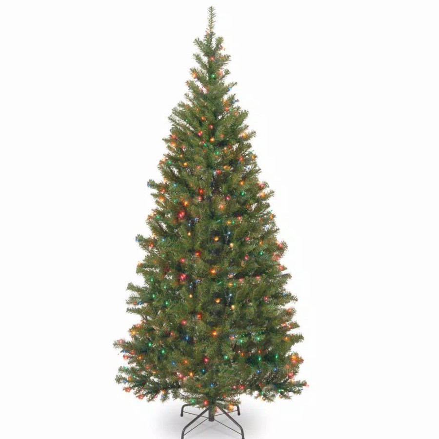 Christmas Trees * | National Tree Company 6 Ft. Aspen Spruce Artificial Christmas Tree With Multicolor Lights