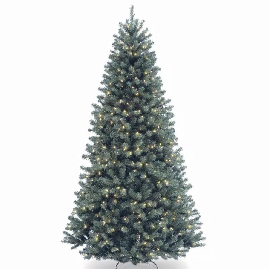 Christmas Trees * | National Tree Company 6.5 Ft. North Valley Blue Spruce Artificial Christmas Tree With Clear Lights