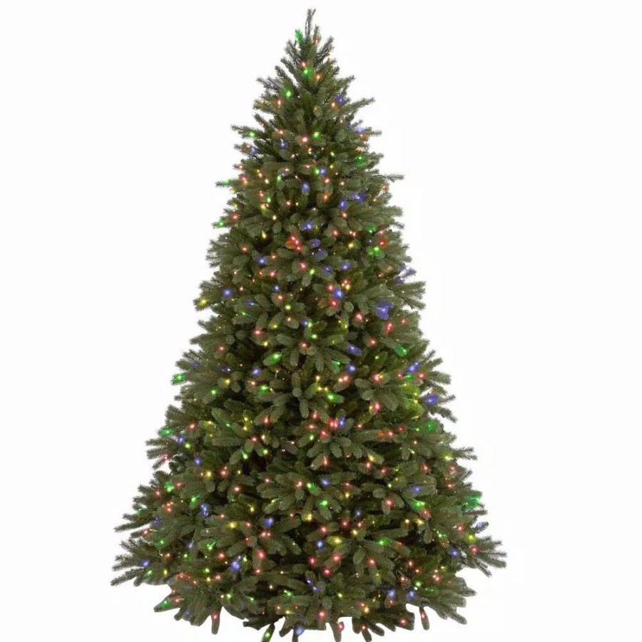 Christmas Trees * | National Tree Company 7-1/2 Ft. Feel Real Jersey Fraser Fir Hinged Artificial Christmas Tree With 1250 Multicolor Lights